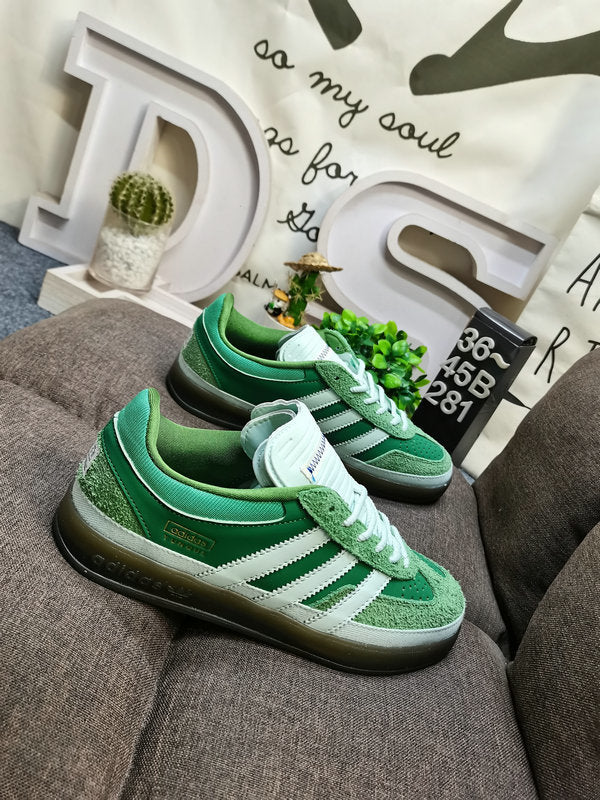 adidas Bad Bunny Gazelle Indoor Sneakers Green JS5049