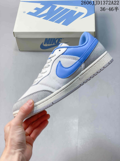 Jordan Air Jordan Skyline Low-Top Sneakers in White, Blue and Gray
