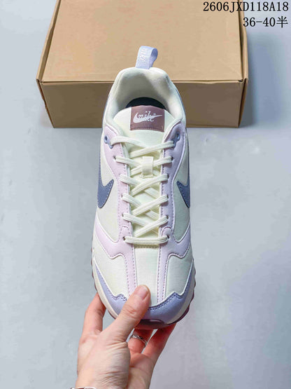 Nike Air Max Dawn Low-Top Sneakers in White and Lavender