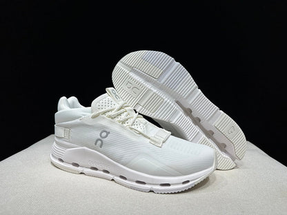On Cloudnova 2 White Sneakers
