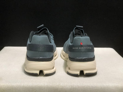 On Cloudnova Form 2 Sneakers in Blue and Cream