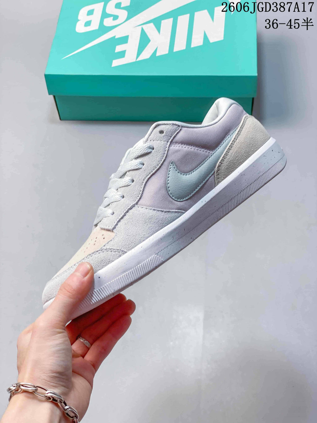 Nike SB Force 58 Sneakers in White and Pastel Colors
