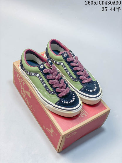 Vans LX Old Skool Pearlized Green Sneakers