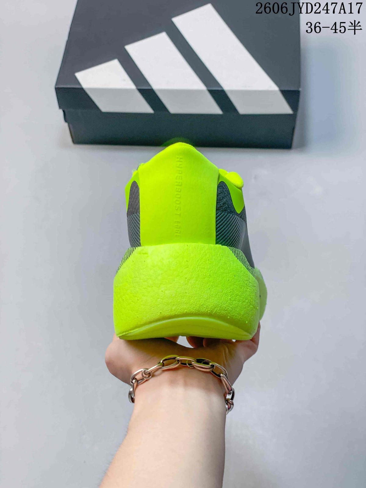 Adidas Hyperboost Edge M Sneakers – Neon Yellow and Gray