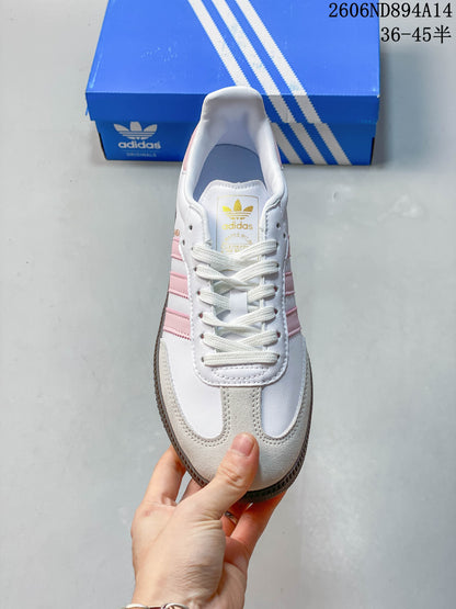 adidas Samba OG Low-Top Sneakers White Pink Beige