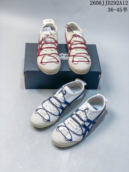 Onitsuka Tiger Mexico 66 Deluxe Sneakers, White with Color Accents