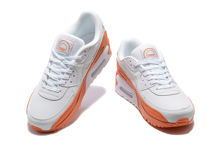 Nike Air Max 90 White Orange Sneakers DM0956-100