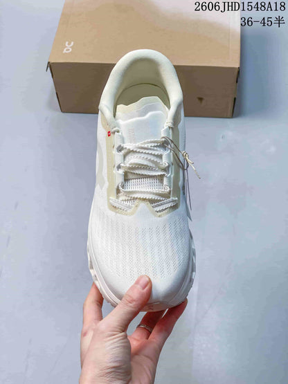 On Cloudmonster White Running Sneakers 611280ASRRY