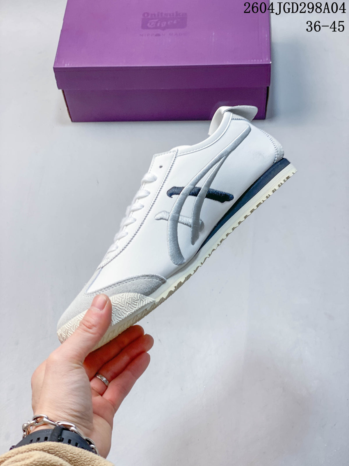 Onitsuka Tiger Mexico 66 Deluxe White Silver Sneakers