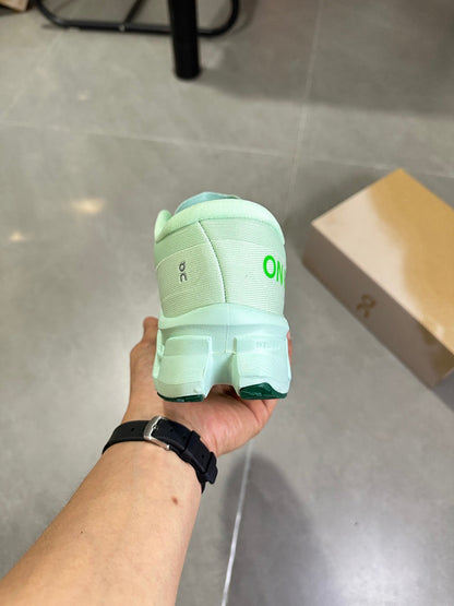 On Cloudmonster 2 Mint Green Running Shoes