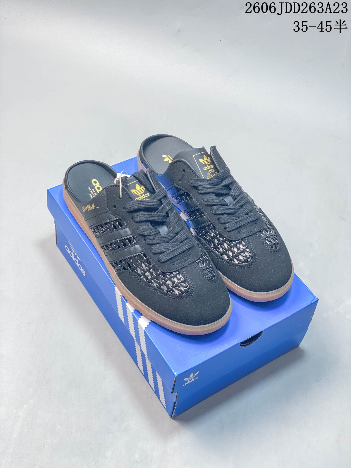 adidas Samba OG Mule Sneakers, Dark Gray, KH7720