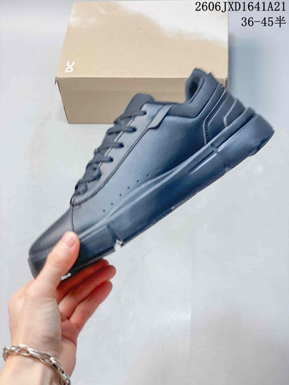 On Low-Top Sneakers in Charcoal Gray JXD1641A21