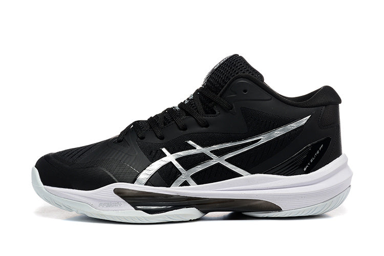 ASICS Sky Elite FF MT 3 Black Silver Indoor Court Shoes
