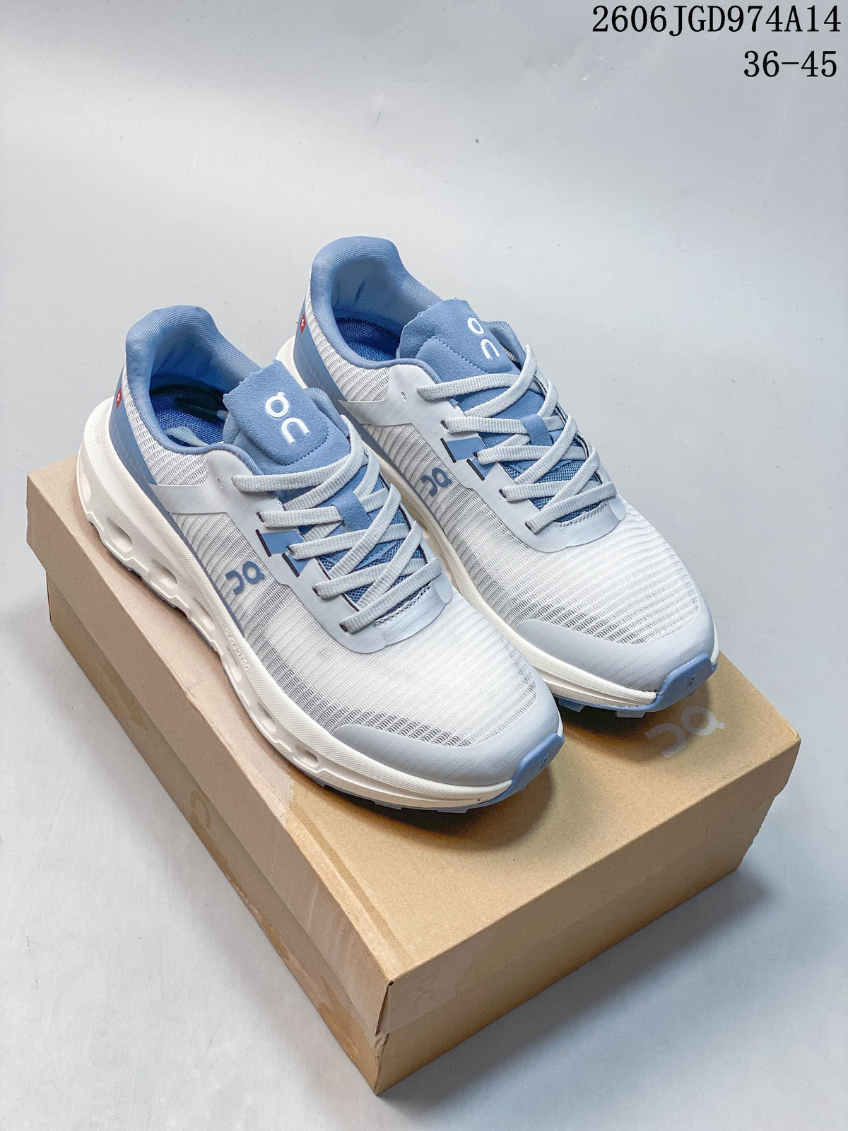 On Cloudvista 2 Women's Trail Running Shoes, White Blue