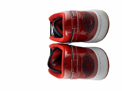 Jordan 1 Low SE Patent Varsity Red Black