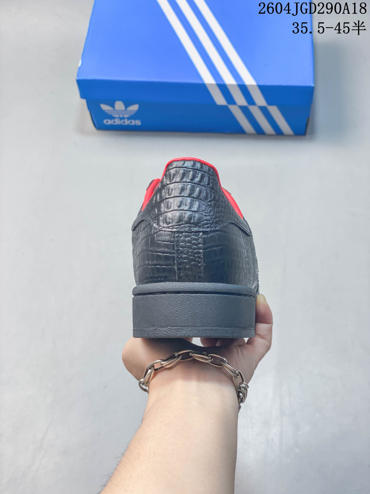 adidas Originals Superstar 2 Black Textured Sneakers