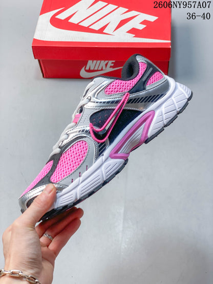 Nike V5 RNR Sneakers in Silver, Pink and Black