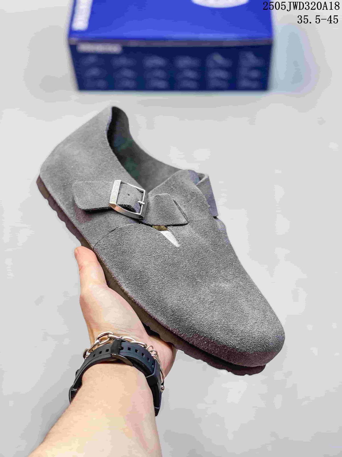 Birkenstock Zurich Two-Buckle Suede Clogs