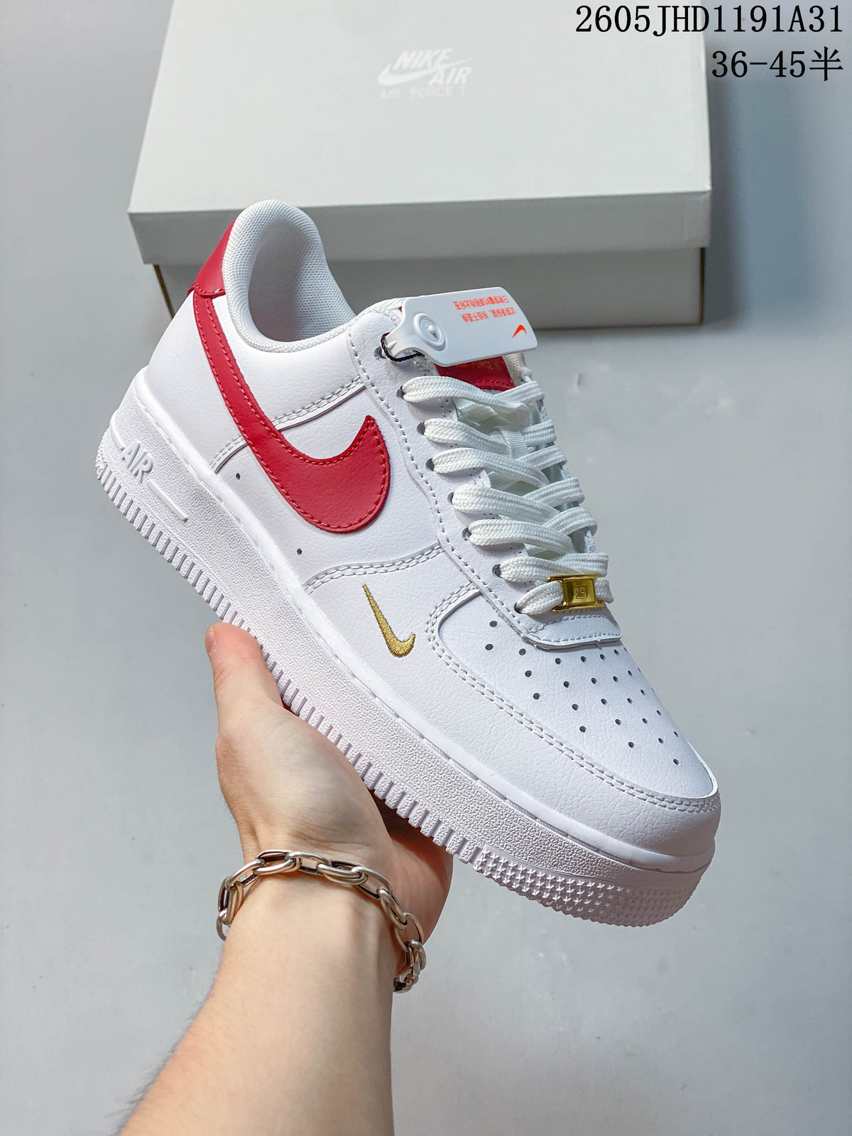 Nike Air Force 1 Low White Red Sneakers