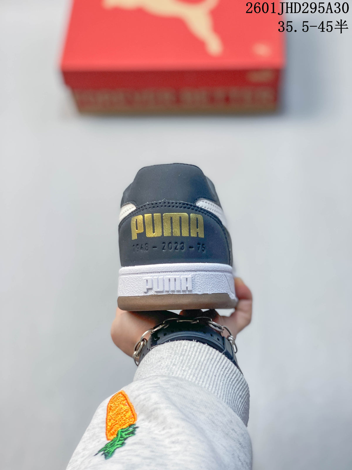 Puma Caven 2.0 Low-Top Sneakers, Gray and White, 395082