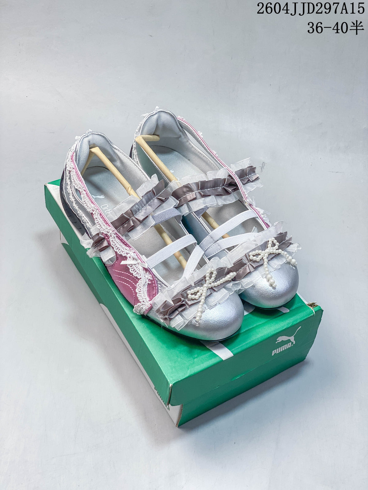 Puma Speedcat OG+ Sparco Silver Pink Sneakers