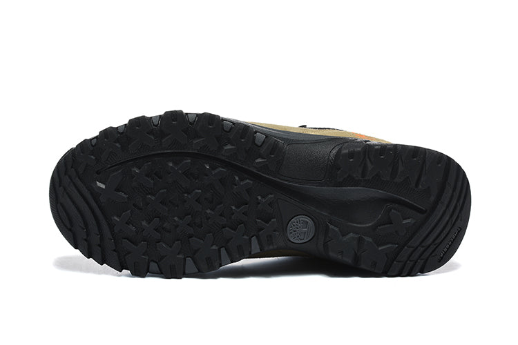 The North Face Suede-Style Trail Sneakers in Olive and Black