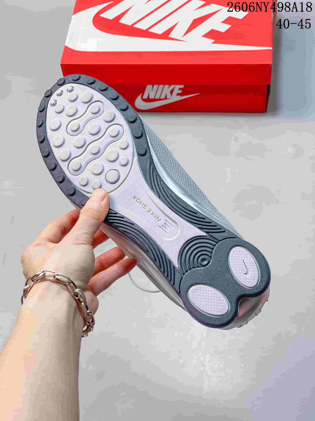 Nike Shox TL Men's Sneakers in Silver