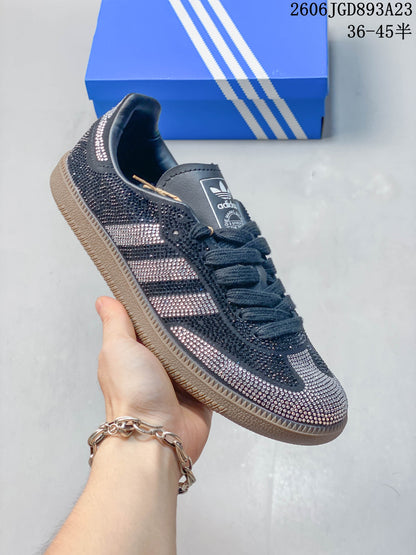 Adidas Handball Spezial Rhinestone Sneakers in Black