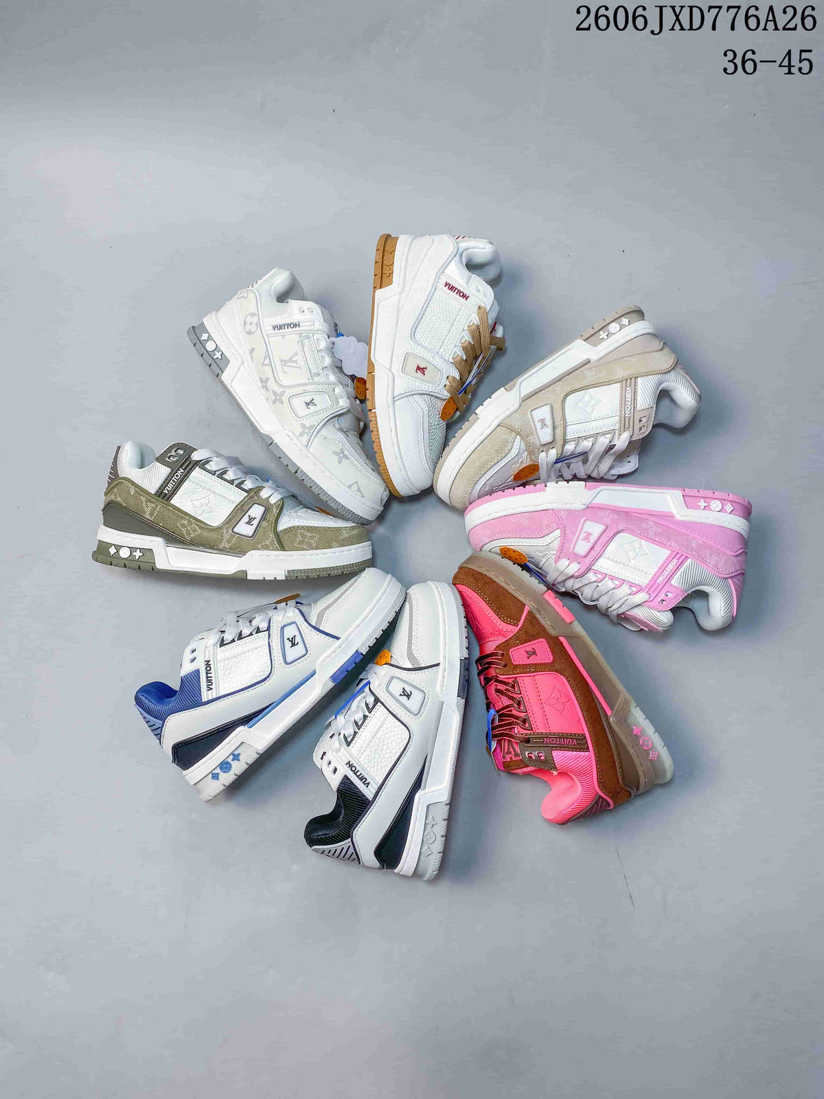 Louis Vuitton Trainer Low-Top Sneakers HL581400624