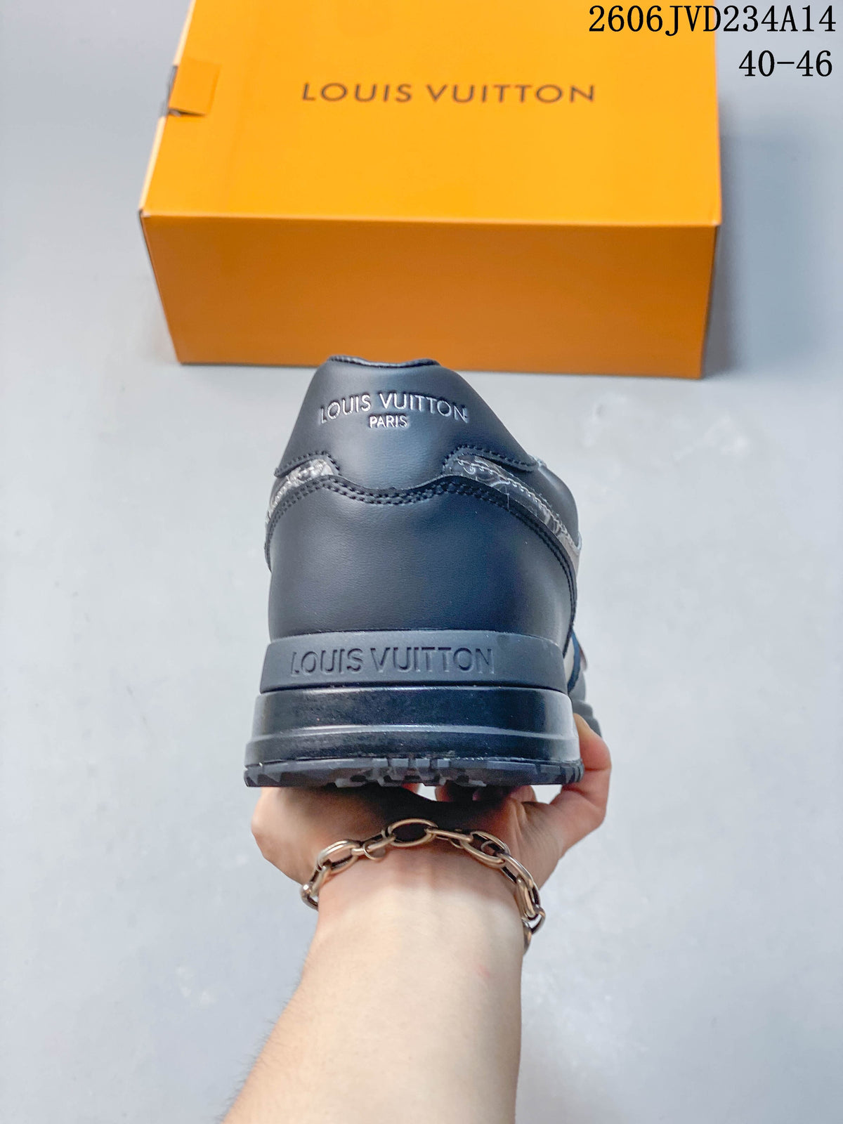 Louis Vuitton Run Away Low-Top Sneakers in Gray