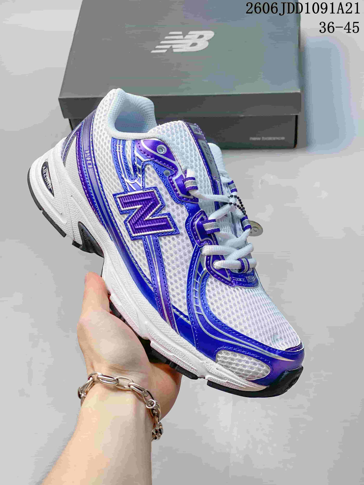 New Balance 740 Sneakers in White and Blue, U740BM2