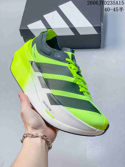 Adidas Adizero Dropset Elite Running Shoes, Neon Green