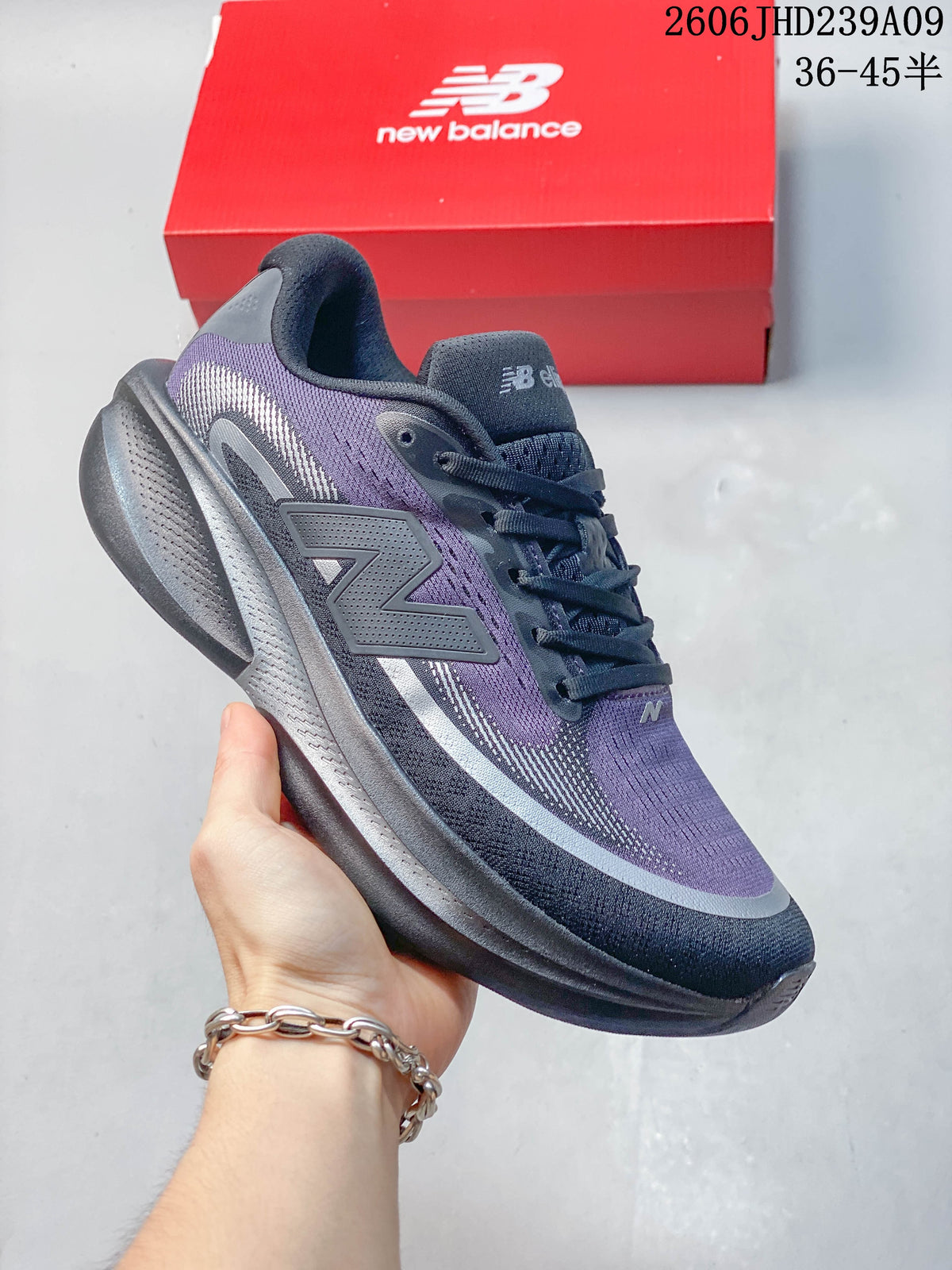 New Balance Ellipse Running Shoes in Purple and Gray