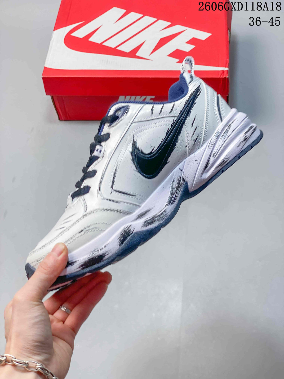 Nike Air Monarch IV DIY Tekno Sneakers 415445-102