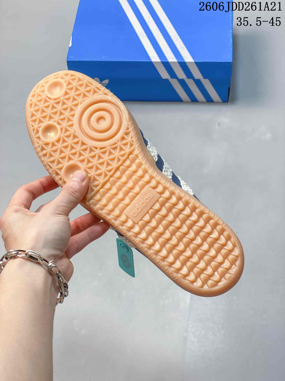 adidas Samba Mule Sneakers Blue and Cream JDD261A21