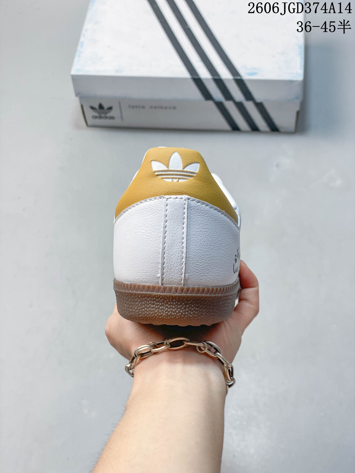 Adidas Originals Samba Vegan OG Low-Top Sneakers, White