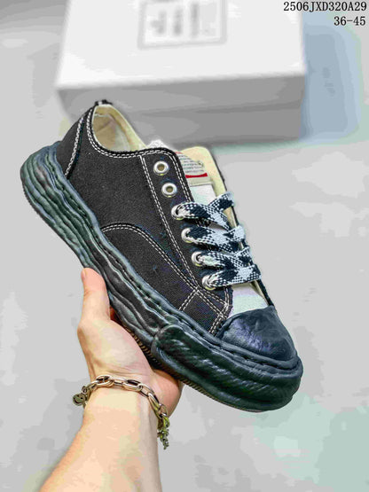 Maison Mihara Yasuhiro Blakey Low Sneakers, Black