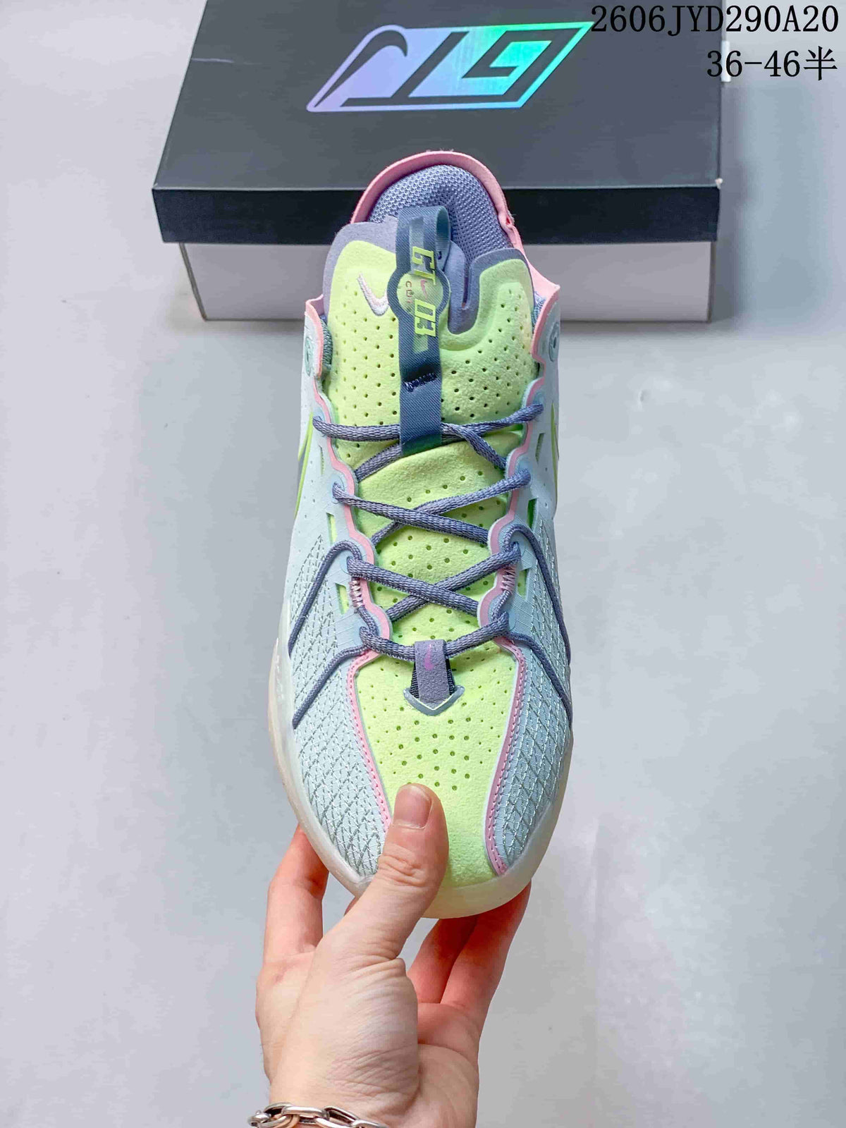 Nike Air Zoom GT Cut Basketball Shoes in Blue and Volt