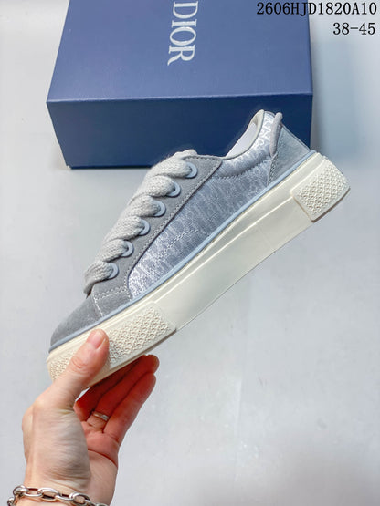 Dior B33 Gray Low-Top Sneakers