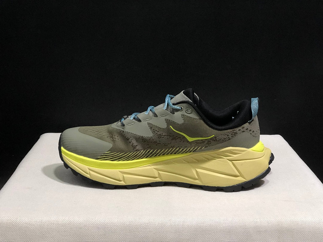 HOKA Skyline Float X Trail Running Shoes, Olive Yellow