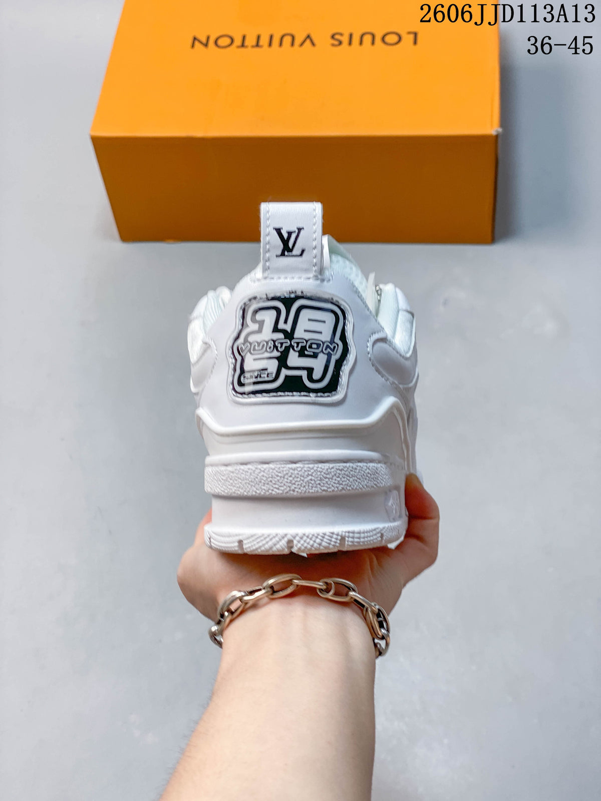 Louis Vuitton LV Trainer White Low-Top Sneakers