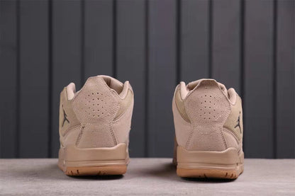 Rear view showing the padded heel sections, perforated heel panels, and outsole.