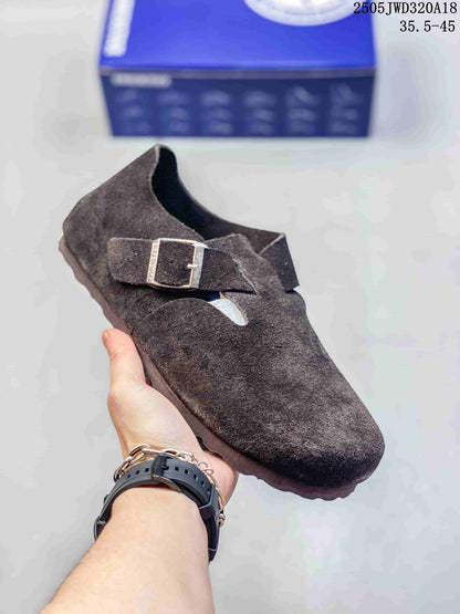 Birkenstock Zurich Two-Buckle Suede Clogs