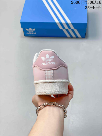 Adidas Superstar II Pink Low-Top Sneakers