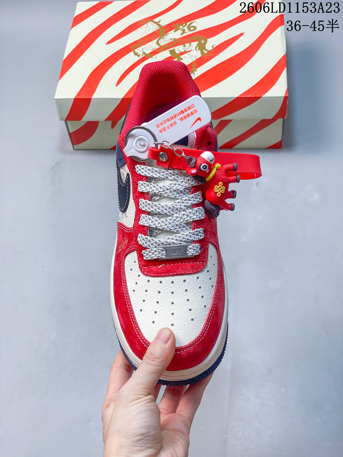 Nike Air Force 1 '07 Low Red, White & Blue Sneakers