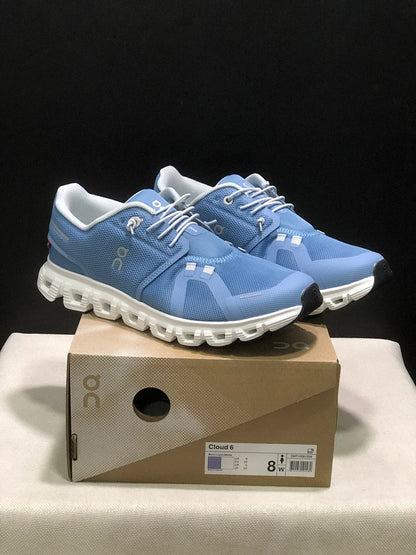 On Cloud 6 Sneakers in Light Blue