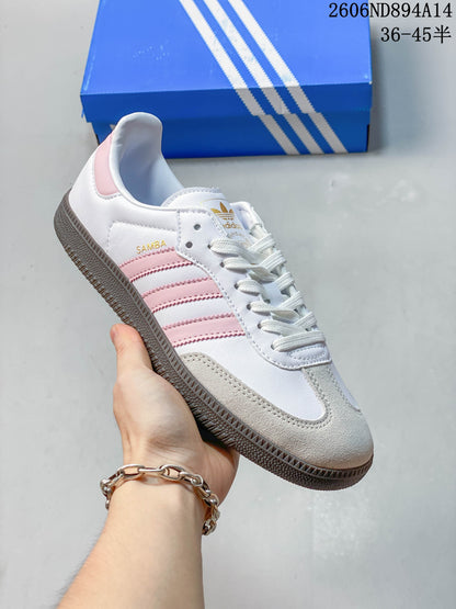adidas Samba OG Low-Top Sneakers White Pink Beige