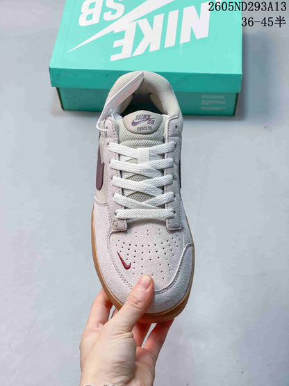 Nike SB Force 58 Low-Top Skate Shoes in Pink and Gum
