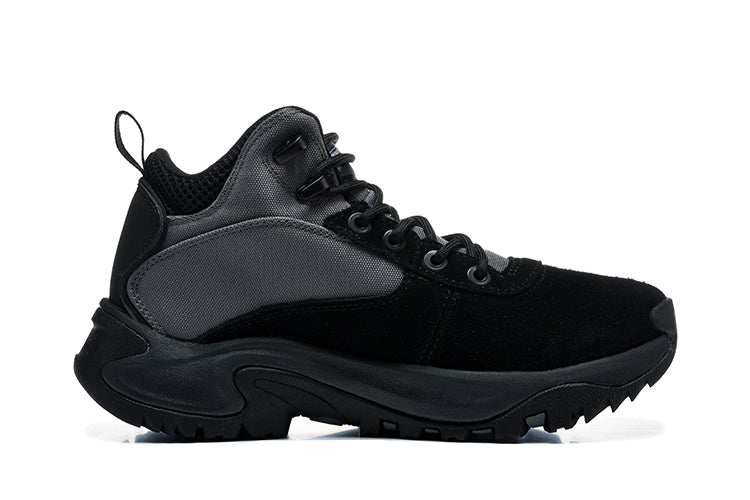 The North Face Waterproof Black Mid-Top Hiking Sneakers