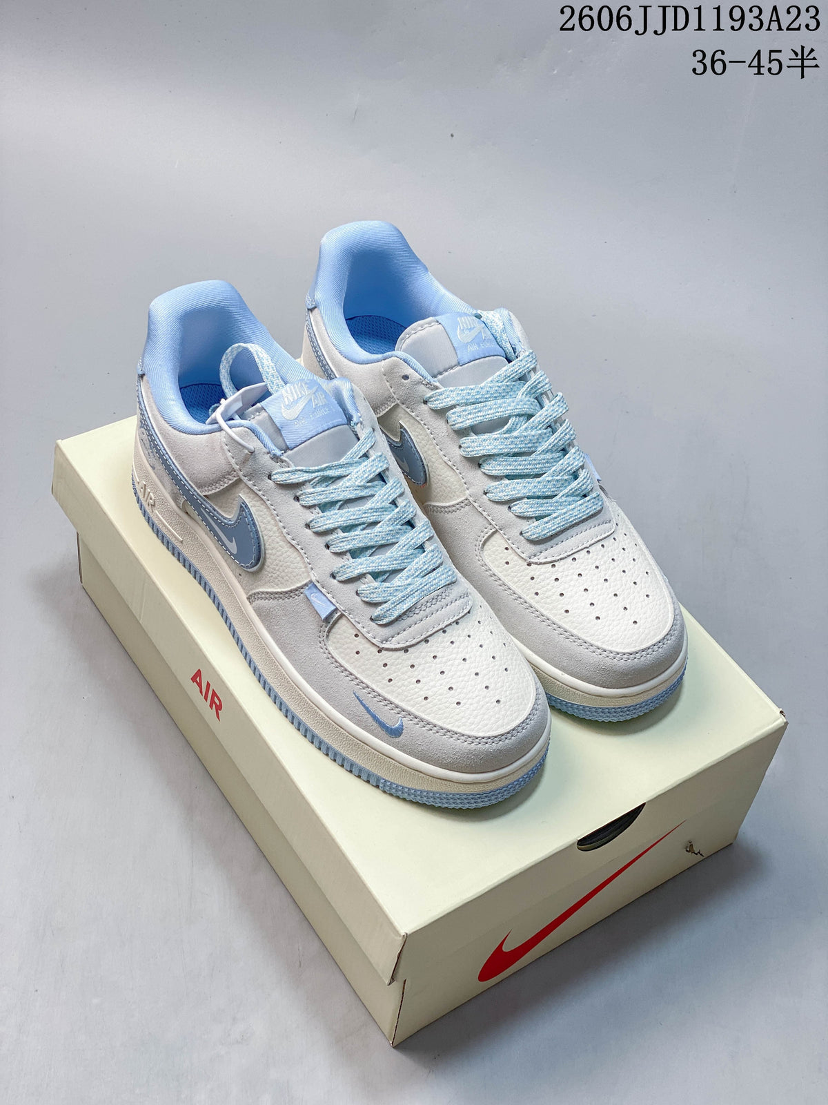 Nike Air Force 1 Ice Blue Ghostface Sneakers